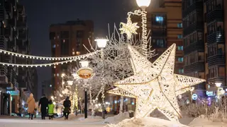 СМ.СИТИ открыла рождественские улицы в шести сити-районах и сити-кварталах Красноярска