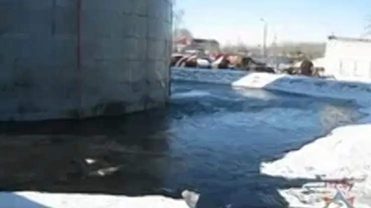 В Красноярском крае произошёл разлив дизельного топлива