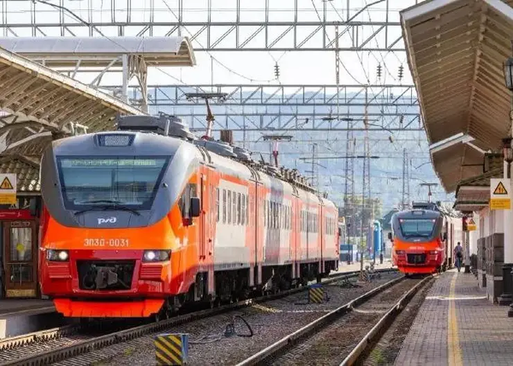 Красноярская железная дорога поздравит пассажиров и всех красноярцев с наступающим Днём Победы