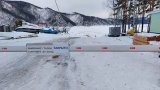 На Красноярском водохранилище закрыли автозимник из-за температурных качелей